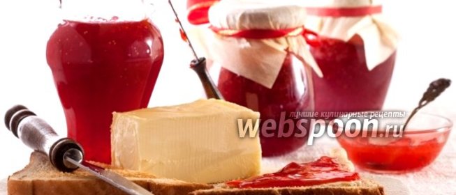 Клубничный джем с ванилью и лимонной цедрой