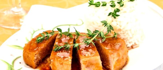 Свинина, маринованная в соевом соусе и лимонном соке