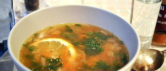 Уха из осетра