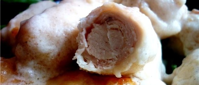 Мини-рулетики из куриного филе