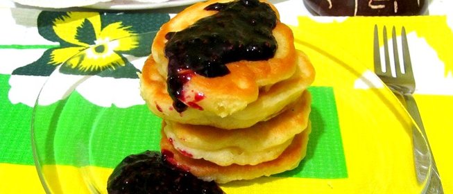 Оладьи с изюмом