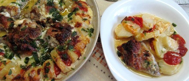 Куриная запеканка-полосатый рейс