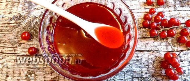 Желе из красной смородины