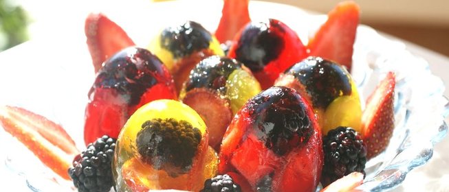 Желе в яичной скорлупе