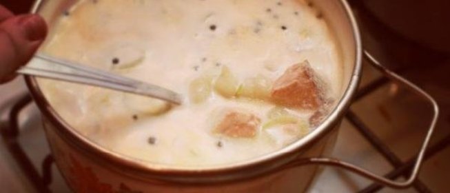 Уха со сливками по-фински