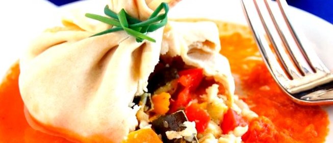 Овощные манты