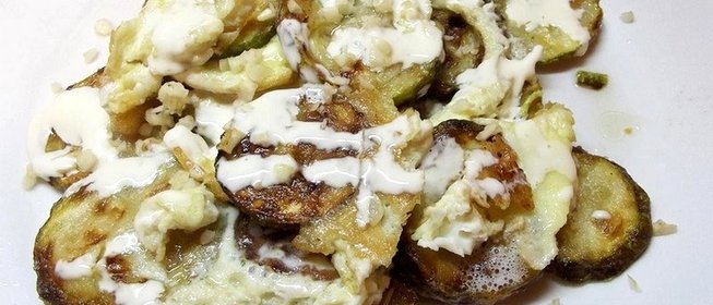 Кабачковая запеканка с яйцами