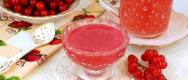 Желе из калины