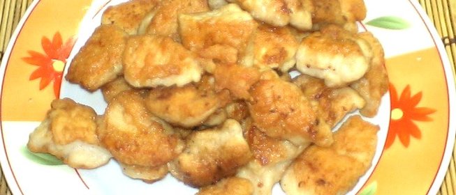 Куриное филе с лимонным соком