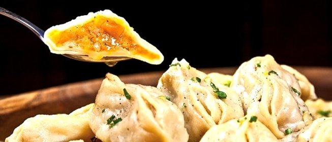 Манты с тыквой постные