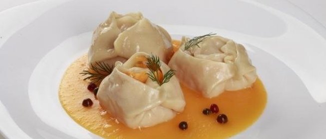 Манты с тыквой