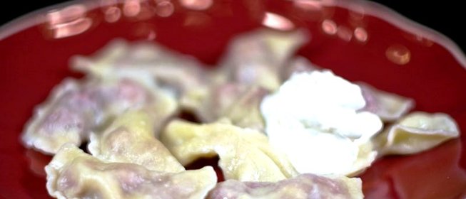 Вареники с вишней