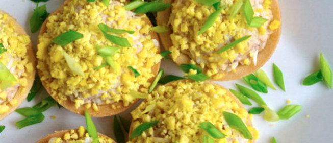 Начинка для тарталеток с печенью трески