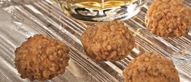 Сырное печенье с грецкими орехами