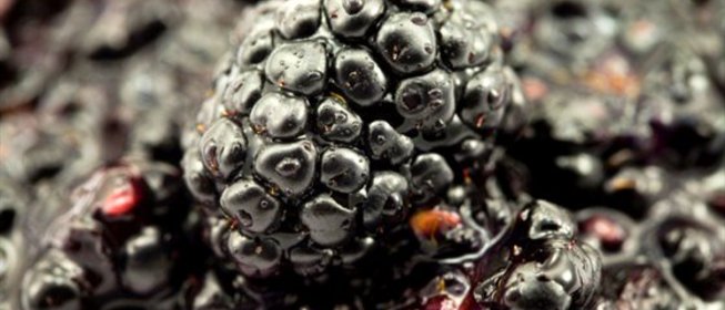 Соус из ежевики и неспелого винограда