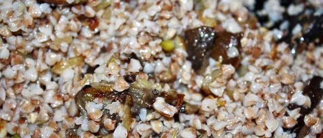 Гречка с грибами