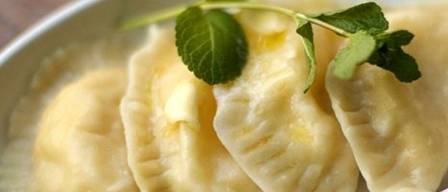 Вареники с сыром сулугуни