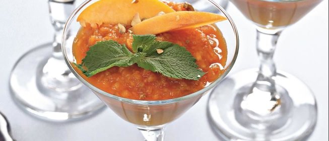 Персиковое желе