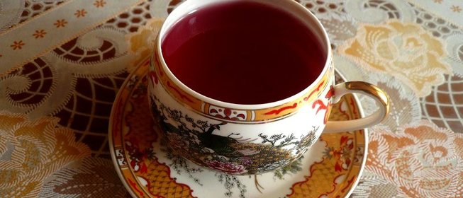 Виноградно-яблочный компот с мятой