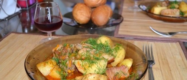 Свинина в казане