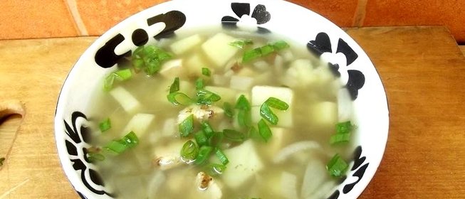 Куриный суп с гречкой