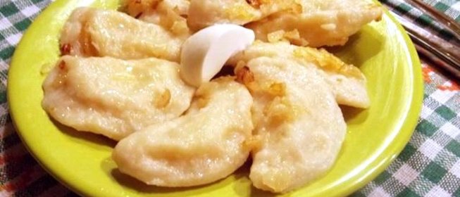 Вареники с картофелем