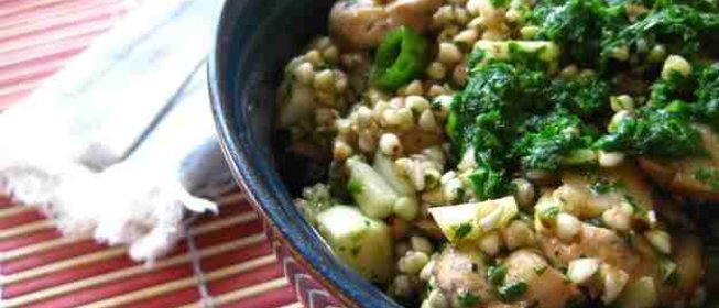 Гречневая каша с грибами