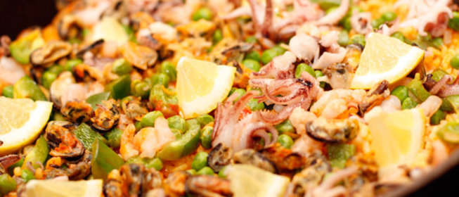 Паэлья с морепродуктами