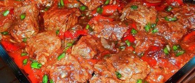 Говядина в темном пиве