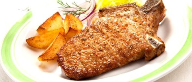 Говядина под корочкой из апельсиновой цедры и фенхеля