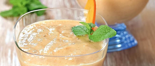 Смузи с хурмой и бананом