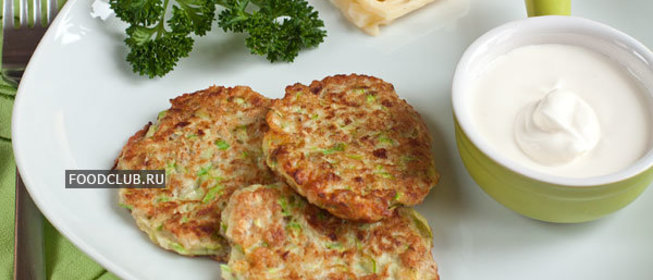 Кабачковые оладьи