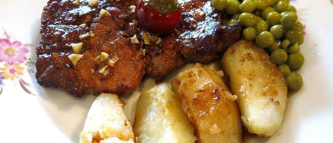 Свинина в медовой глазури