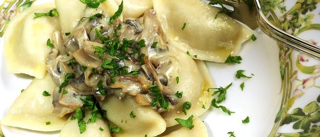 Вареники с телятиной