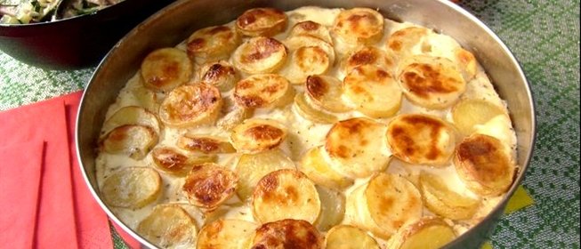 Картошка с баклажанами