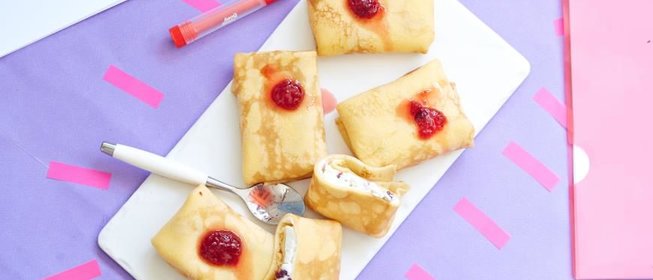 Быстрые блинчики с рикоттой