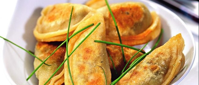 Китайские жареные пельмени