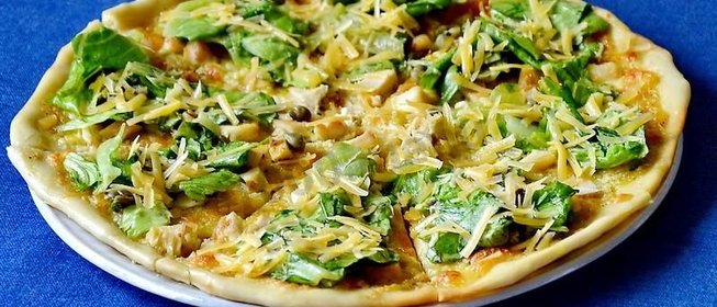 Пицца Цезарь в духовке