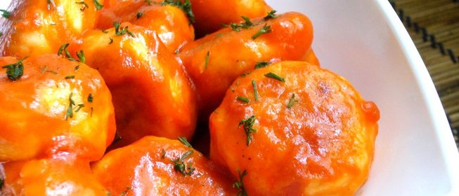 Котлеты рыбные в томатном соусе