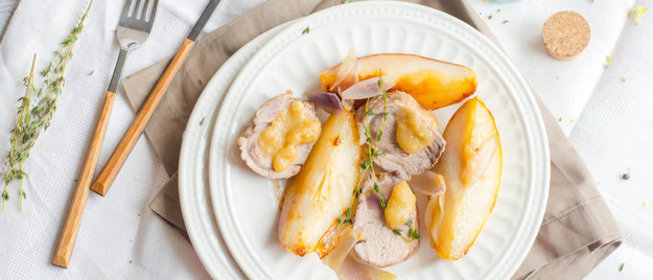 Свинина с грушами