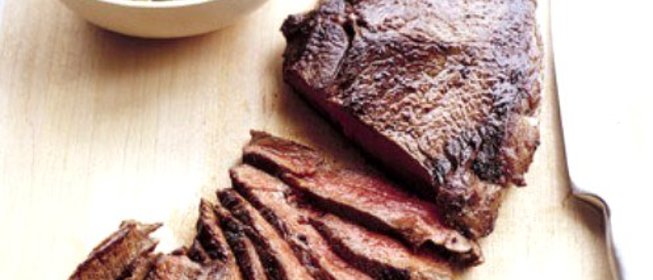 Говядина в апельсиново-оливковом соусе