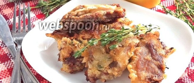 Свинина в темпурном кляре с тимьяном