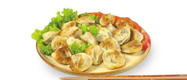 Японские пельмени с яйцом