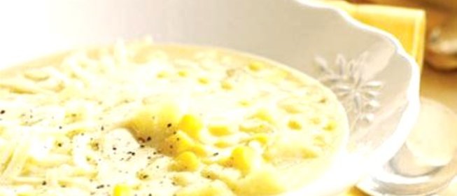 Кукурузная похлебка с сыром