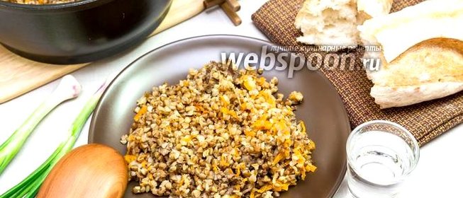 Гречневая каша с тушёнкой