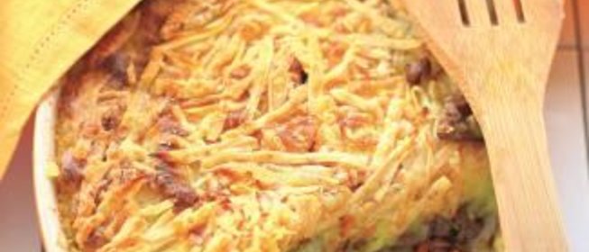 Картофельная запеканка с бараниной
