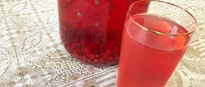 Компот из красной смородины с апельсином на зиму