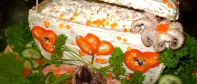Салат На дне морском