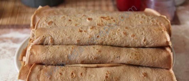 Блины печеночные с начинкой