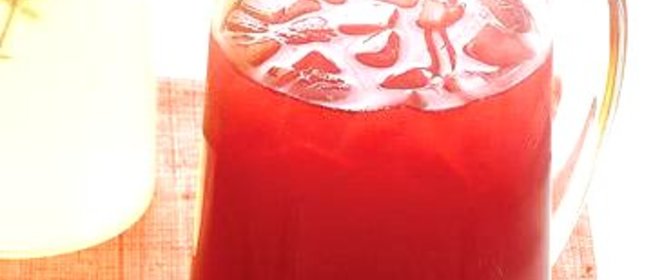 Холодный чай с гибискусом и медом